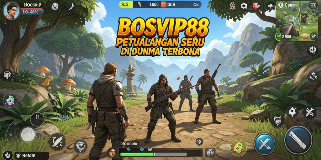 Tangkapan layar gameplay Open World BOSVIP88 yang menakjubkan.