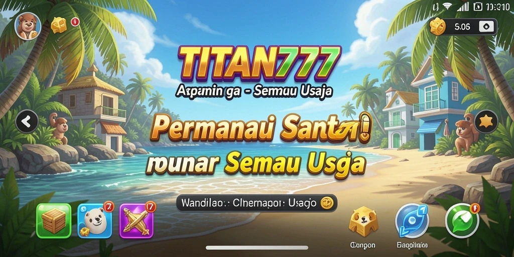 Tampilan gameplay menarik dari TITAN777 saat bermain.