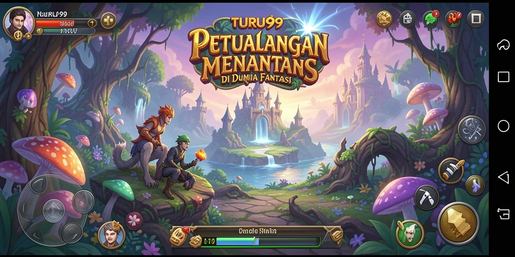 Tampilan menarik dan gameplay seru di TURU99.